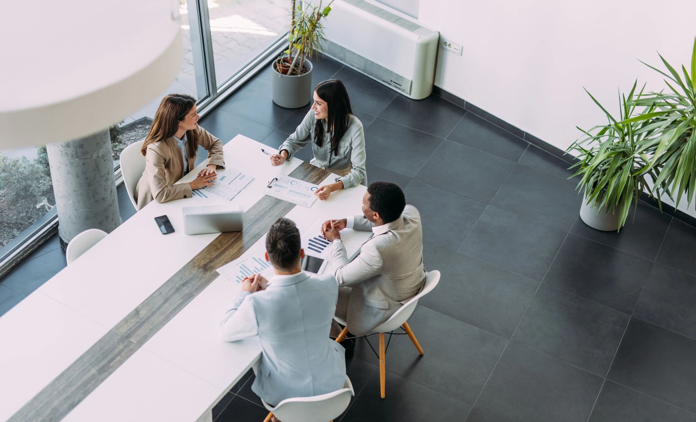 Business team meeting in a professional office