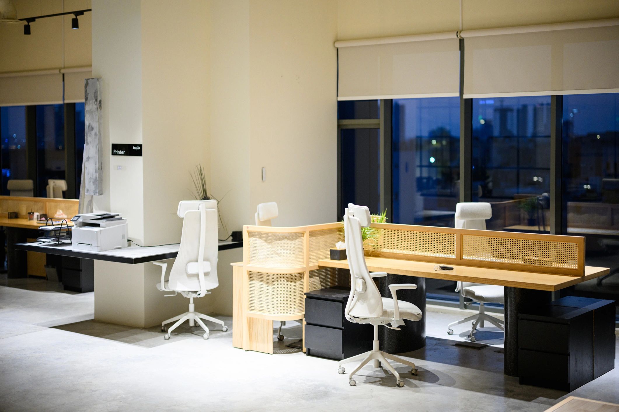 Professional office workspace for accounting consultation call to action